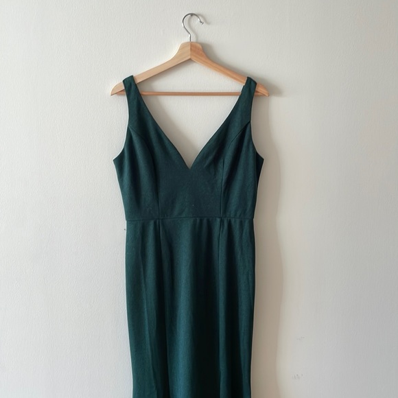 Fashion Nova Sexy Green Full-Length Dress, Size M - Picture 4 of 14